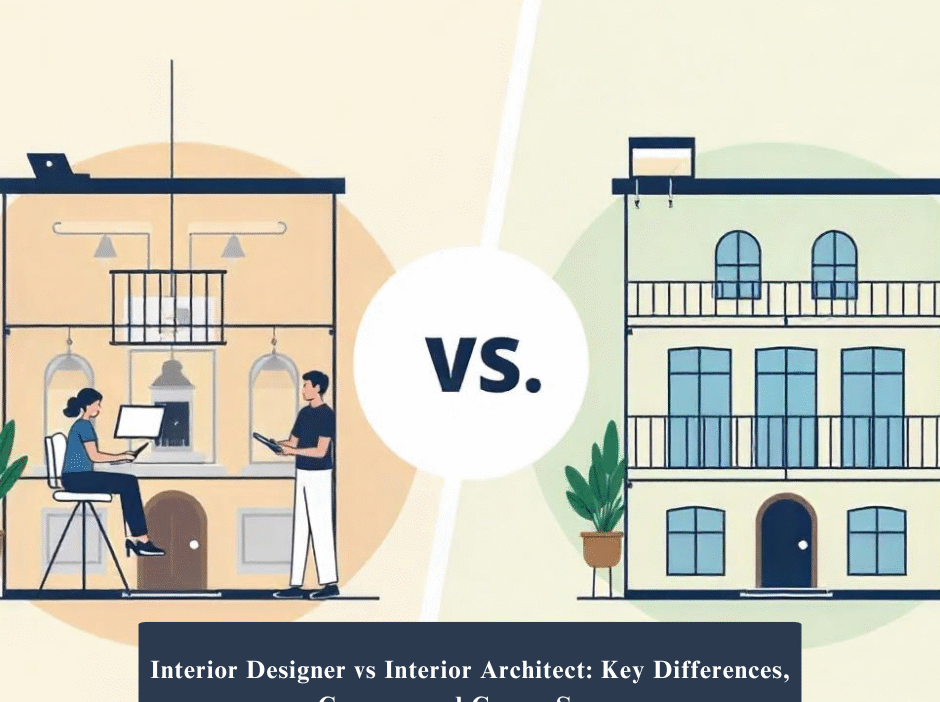 Interior designer vs interior architect